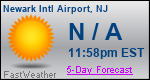 Weather Forecast for Newark International Airport, NJ