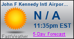 Weather Forecast for John F Kennedy International Airport, NY