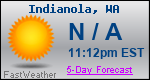 Weather Forecast for Indianola, WA