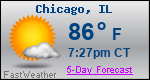 Weather Forecast for Chicago, IL